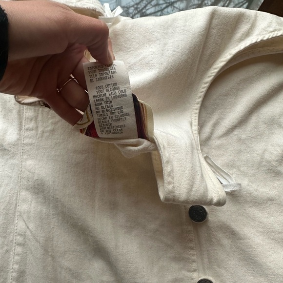 Vintage 90s canvas button down pencil dress - Picture 3 of 6